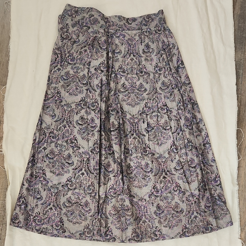 Vintage Patterned Skirt